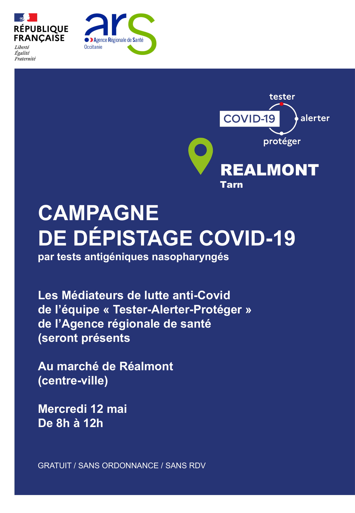 Campagne de dépistage COVID-19