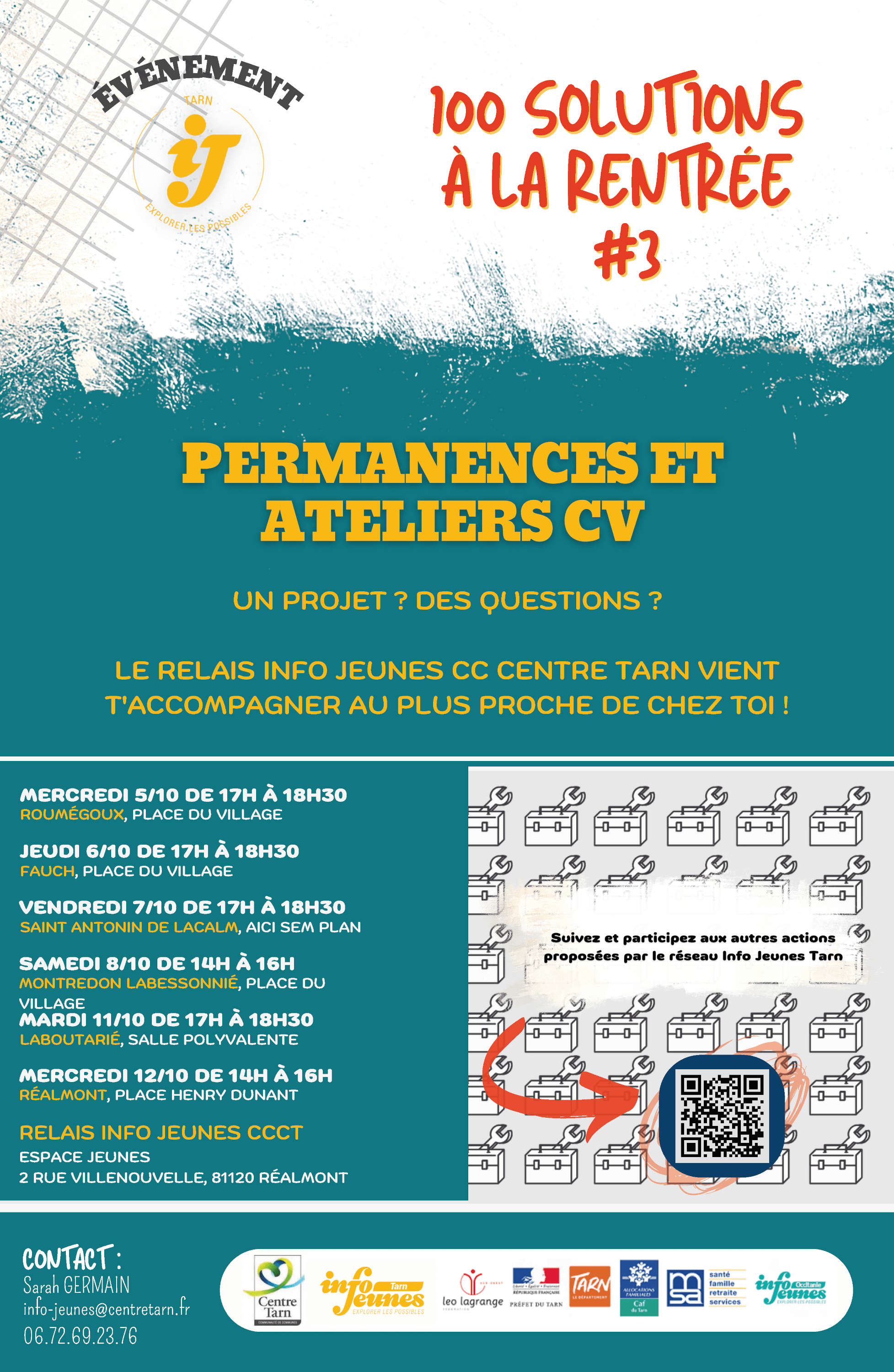 Jeunes : 100 solutions à la rentrée