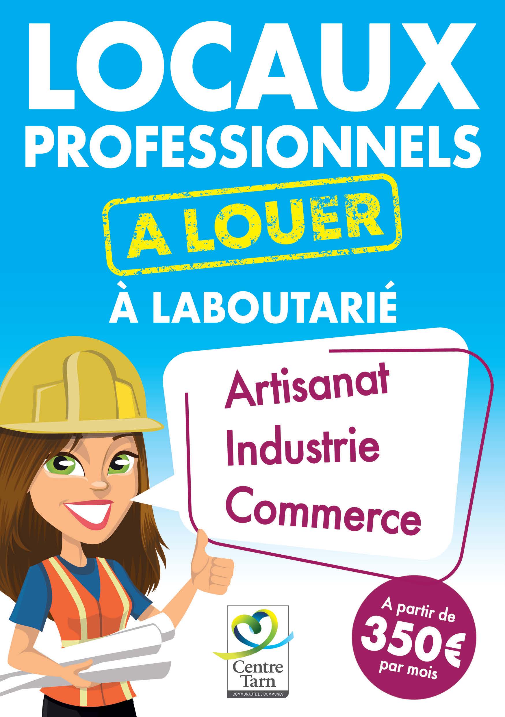 Nouveaux locaux professionnels à louer à Laboutarié