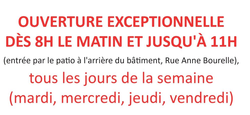 Adaptation des horaires de la médiathèque